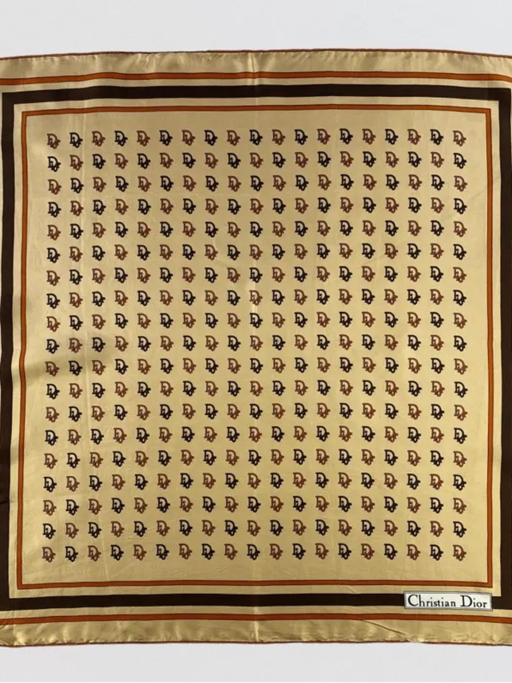 Vintage Christian Dior Silk Scarf